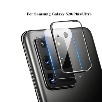 Samsung Galaxy S10 S20 Plius 10 Pastaba Plus 5G Kamera Grūdintas Stiklas Screen Protector Samsung S20 Ultra Metalo Apsauginis Žiedas