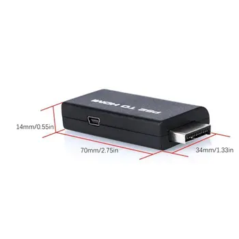 Nešiojamų už PS2 HDMI Audio Video Converter Adapteris AV HDMI Laidas SONY PlayStation 2 