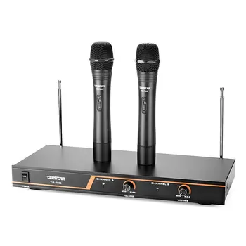 Takstar TS-7200 VHF wireless handheld microphone sistema karaoke/konferencijos/Paskaita 140m Veikimo Diapazonas