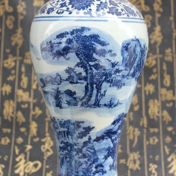 Kinijos seno porceliano Mėlynos ir Baltos spalvos Porceliano Gėlių Skardinės