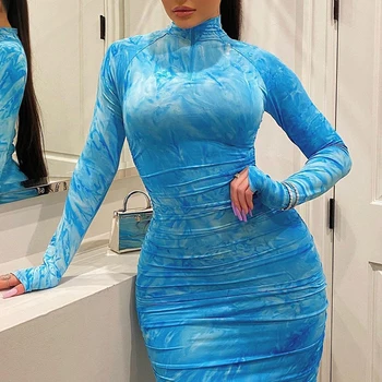 Bodycon suknelė moterims 2021 naują hitą chalatai seksualus Didelių gabaritų 5XL suknelė Mados spausdinimo Elegantiškas suknelės moterims