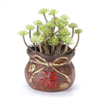 1pc Keramikos Bonsai Gėlių Vazonai, Žaliųjų Augalų Vaza Gėlių daigai Namų Apdailos Klasikinė Kinų Keramikos Amatai Meno Sodo