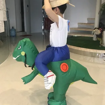 Vaikų Dinozaurų pripučiamas kostiumas jojimo Stereo Dinozauro kostiumo veiklos helovinas vestuvės apdailos šalies Kalėdų