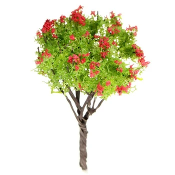 Dygminų lapų medis Miniatiūriniai Lėlių Puodai Dekoro Moss Bonsai Mini Kraštovaizdį 