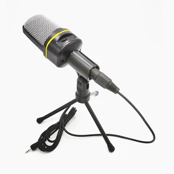 Darbalaukio Laidinis Mikrofonas Nešiojamas Kompiuteris Reguliuojamo Trikojo, Mikrofonas Internete Kalbasi Live Transliacijos Mic