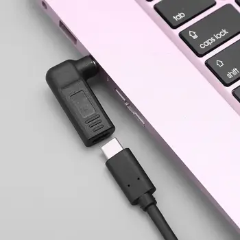 USB C Tipo Moterų iki 4.5x3.0mm Kištukas Dc Maitinimo Adapteris Keitiklis Dell XPS12 13 9360 9350 Nešiojamas Įkrovimo Kabelis Laido