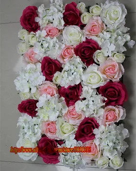 10VNT / daug Dirbtinių bučiavosi gėlių kamuolys ir gėlių sienos fone apdailos vestuvių kelių švino puošyba TONGFENG