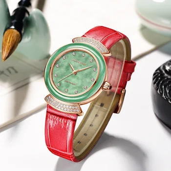 Nauji moteriški Žiūrėti Prabanga Lady Laikrodis Kūrybos Jade Moteris laikrodžiai Kvarco Jade-Ultra plonas Dial Karšto Pardavimo Asmenybės 2019 Mergaitė Žiūrėti