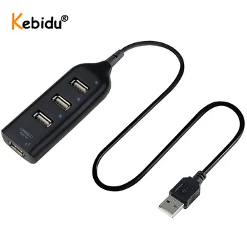 Hub Adapteris USB Hub Mini USB 2.0 Hi-Speed 4-Port USB Hub Splitter PC Nešiojamas, Nešiojamasis Kompiuteris