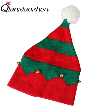 Qianxiaozhen Elf Skrybėlę Kalėdų Skrybėlę Bžūp Suaugusiųjų Atostogų Kostiumas Kalėdų Vakarėlį Skrybėlės Kalėdų Dovana