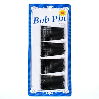 60Pcs/Set Black plaukų segtukai Priedai Moterų Plaukų Įrašą Lady Bobby Smeigtukai Nematoma Banga Hairgrip Žiburių Hairclip nemokamas pristatymas