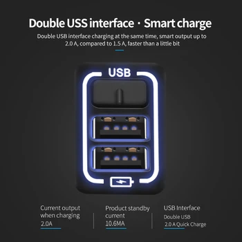Už Suzuki Baleno/Dzire/Wagon R universalus Automobilinis USB įkroviklis greitai įkrauti 2.0 A 220V 2 Port USB2.0 Telefono Mokestį