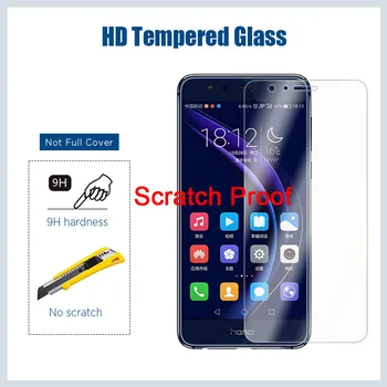 Grūdintas Stiklas Huawei Honor 6 7 8 Lite 9N 7S 8S 9H Ekrano apsaugos Huawei Honor 7X 8X Max 9X Pro HD Apsauginis Stiklas