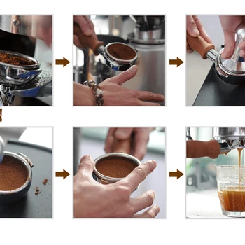 IYouNice Aukštos Kokybės Nerūdijančio Plieno 51mm Kavos Suklastoti Barista Espresso Kavos virimo aparatas Šlifuoklis Rankų darbo