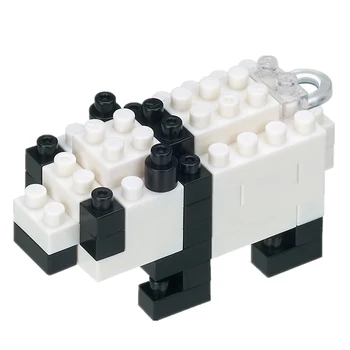 NanoBlock Minianimaru Panda SNB-002 Miniatiūriniai Deimantų Kūrimo Bloką Suaugusiųjų Creative Statyba Žaislas Naujas