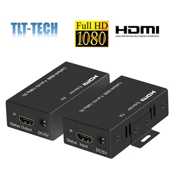 HDMI Extender 164ft/50M 1080P@60 hz 3D HDMI Kartotuvo (TX ir RX) RJ45 HDMI Konverteris Perdavimo Vieno iki Cat5e/Cat6/Cat7/Cat8