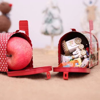 Retro Kalėdų Saldainių Dėžutė Vaiko, Dovanų Dėžutes, Metalo Dažymas Pateikti Pakuotės, Dėžutės Įvairenybės Konteinerių Atveju Amatų Geležies Laikymo Indas