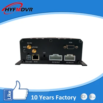 4ch 8ch mobiliojo DVR SSD MDVR 3g 4g nuotolinio stebėjimo transporto priemonės MDVR