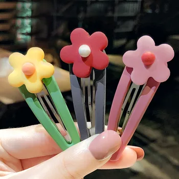 Korėjos versija staigius saldainių, gėlių krašto įrašą spalva BB staigius šukuosena Mergaitėms Plaukų Įrašą Barretes Grožis, Aksesuarai, galvos apdangalai