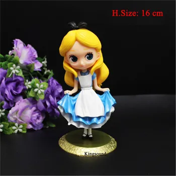 Animacinių filmų alice pav princesė šalies prekių tortas topper animacinių filmų paveikslas modelis, žaislai, apdailos gimtadienio mergaitė dovanos vaikams