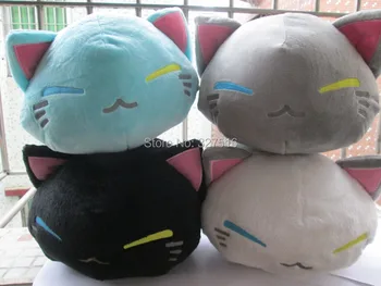 28 cm Animacinių filmų nemuneko miega katė minkštas pliušinis lėlės, žaislai Kawaii katė gyvūnų pagalvę nemokamas pristatymas