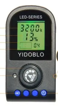 Yidoblo Rožinė FE-480II Foto Studija Žiedas Šviesos diodų (LED Vaizdo Šviesos Lempos LCD Ekranas RC Fotografijos Apšvietimo 96W 5500K