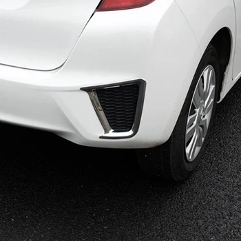 Honda Fit džiazo m. m. 2016 m. 2017 ABS Chrome automobilių kėbulo padengti apdaila galinio uodegos, užpakalinių rūko žibintų lempos rėmelis stick dalis 2vnt