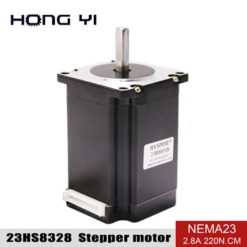 10VNT Nema23 2.8 2.2 N. m 315 Oz-in 3D spausdintuvas 23HS8328 CNC frezavimo graviravimo staklės Stepper Motorinių 57x83mm