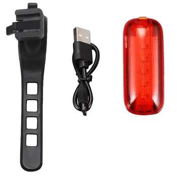 Naktį Jojimo Smart Jutiklis Stabdžių Uodegos Šviesos Dviračiai, Dviračių USB jungtį su Linija Jutiklis Cue Šviesos Jojimo Įranga