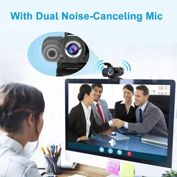 1080P Full HD Webcam su integruotu Mikrofonu USB Tvarkyklės Nemokama Auto Focus Web Kamera, skirta Vaizdo Konferencijos, tiesioginė Transliacija