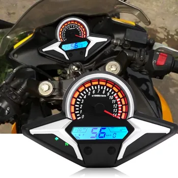 Motociklo Modifikuotų Skaitmeninis LCD Spidometro Ridos Matuoklis Priemonių W/ Greičio Jutiklis Honda CBR250R 2011 M. 2012 m. 2013 m DC 12V