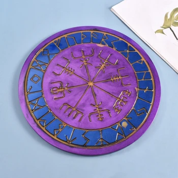 Crystal Epoksidinės Dervos Pelėsių Astrologija Astrolabe Plokštelę 
