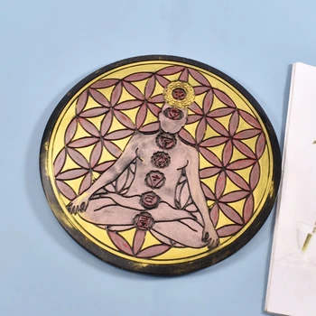 Crystal Epoksidinės Dervos Pelėsių Astrologija Astrolabe Plokštelę 
