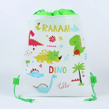 1pcs dinozaurų neaustinių fab šalies prekių dekoracijos studentai dovanos pobūdžio krepšiai gimtadienio malonių dovanų maišeliai