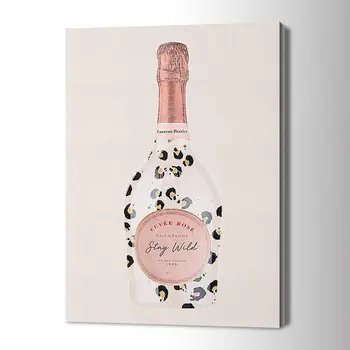 Šampanas Romantiška Plakatas HD Drobė Spausdinimo Namų Puošybai Kambarį Miegamojo Sienų Lipdukai paveiksl HD Drobės 5Y
