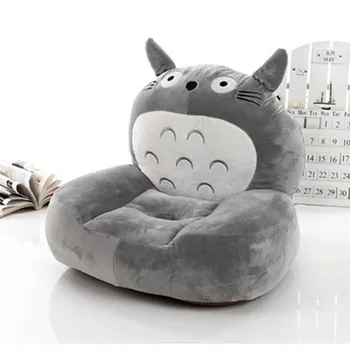 Nauja pilka pliušinis totoro sofa žaislas kūrybos totoro dizaino įdaryti sofa lėlės dovana, apie 54x45cm 0356