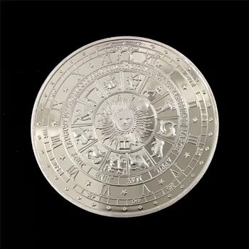 Būrimą Taro Surinkimo Menų Dovanos Lydinio Suvenyrų Auksą, Padengtą Monetos Metalo Antikos Imitacija