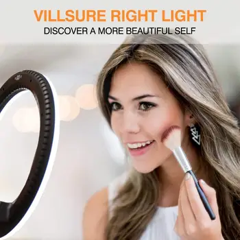Selfie LED Šviesos Žiedas Fotografija Apšvietimo su Trikojis Stovas Bluetooth Nuotolinio Profissional Telefono skambutis šviesos Lempa 