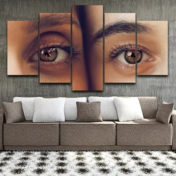 Apdailos Plakatai, Rėmeliai Kambarį HD Spausdinti Šiuolaikinės 5 Skydelis Akis Kraštovaizdžio Modulinės Nuotrauką Sienos Namų Meno Tapybos Ant Drobės