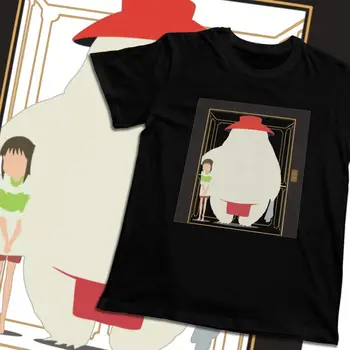 Derliaus Ridikėlių Atkakli Toli Hayao Miyazaki Tee Marškinėliai Vyras Laisvalaikio Grynos Medvilnės marškinėlius Crewneck