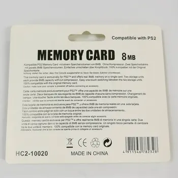 Eastvita Atminties Kortelėje Išsaugoti Žaidimą Duomenų Stick Modulis 8M / 16M / 32M /128M Sony Playstation 2 PS2 Pratęstas Kortų Žaidimas Užsklanda