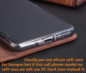 Natūralios odos magnetinio telefono atveju, jei kortelės turėtojas kišenėje dėklas, skirtas Huawei Honor 8X Max/Huawei Honor 8X telefono maišelį su kikcstand