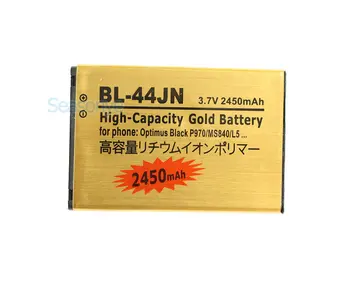 Seasonye 2450mAh BL-44JN Aukso Bateriją + LCD Kroviklis LG Optimus Black P970 MS840 L5 P690 P693 P698 E510 E610 E615