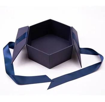 Išskirtinį šešiakampe juostelės gimtadienio dovanų dėžutėje kvepalai, lūpų dažai, dovanų dėžutėje su ranka dovanų dėžutėje šešiakampis dėžutė vietoje