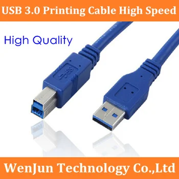 Nemokamas Pristatymas USB 3.0 Vyrų ir Moterų Pratęsimo Spausdinimo linija didelės spartos perdavimo spausdinimo kabelis Aukštos Kokybės 1 metras