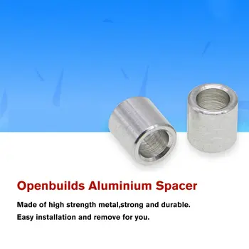 10VNT M5*8.3 mm Openbuilds Aliuminio Žnyplės, V-įpjovos Atskirai Skiltyje Atskiras Ramstis Karantino Pagimdė 3D Spausdintuvo Dalys
