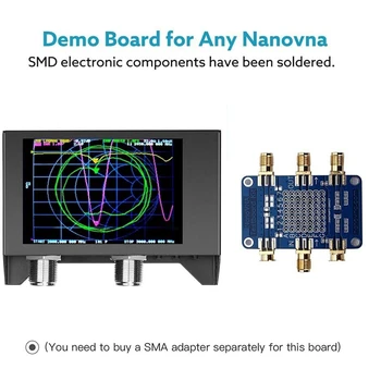 NanoVna SAS-2N VNA Antenos Analizatorius,50KHz-3GHz Vektoriaus Tinklo Analizatorius,4Inch LCD,Įtampa, Nuolatinis Bangos Koeficiento Smith Diagramos