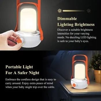 Naujas Stalo Lempa, Naktiniai staleliai, Lempa, 3 valdymo Režimai Nešiojamų Naktį Lempos Naktį Šviesos Pritemdomi Spintelė Lempa USB, Miegamojo