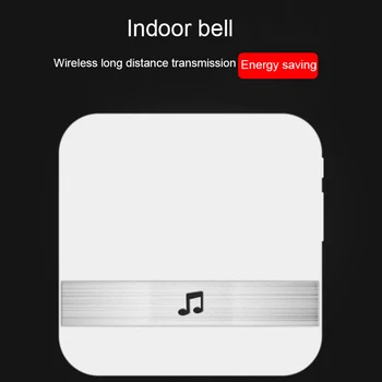 Belaidžio Wifi Smart Video Doorbell 433MHz Music Box Muzikos Imtuvas Durų Bell Home Security Domofonas VDX99