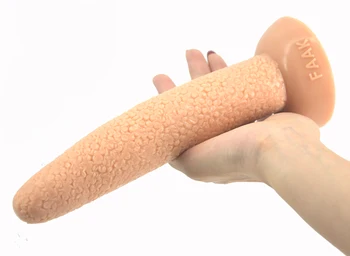 FAAK aukso ilgio analinis kaištis su siurbtuko masturbuotis sekso produktai minkšto silikono analinis dildo Matinis paviršius 2020 naują atvykimo